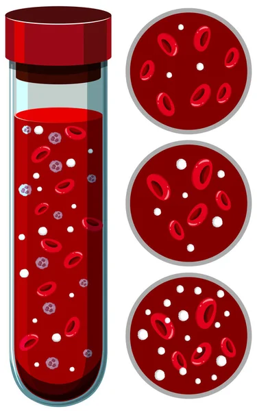 Vector Blood Platelet Illustration - Stok Vektor