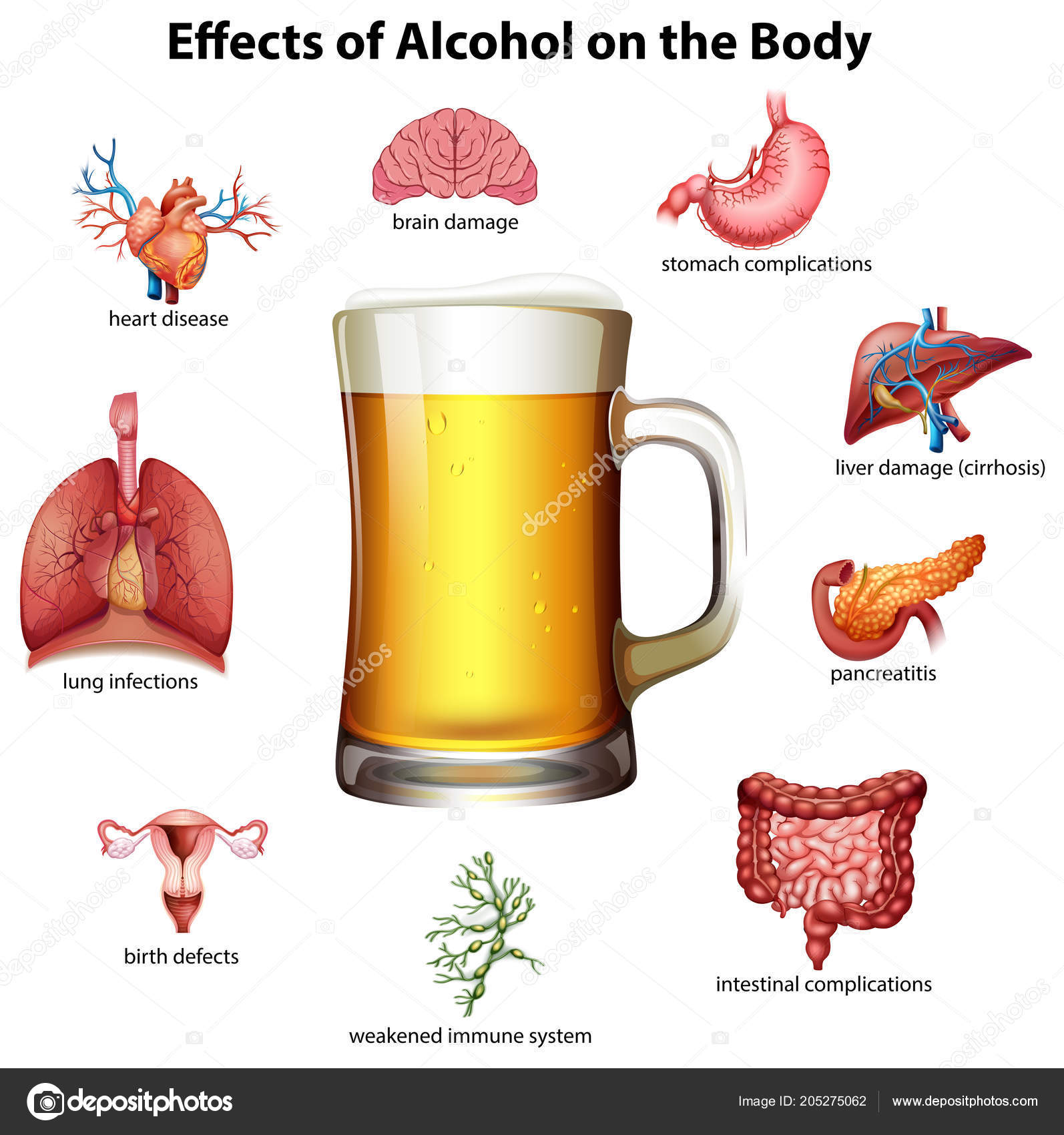 Efectos del alcohol en nuestro cuerpo