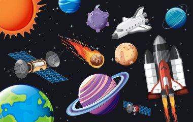 Bir alanı öğe şablonu illüstrasyon