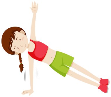 Kız tarafı tahta illüstrasyon yapıyor