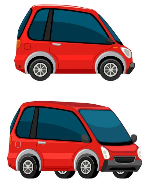 白い背景の図の電気自動車 — ストックベクタ