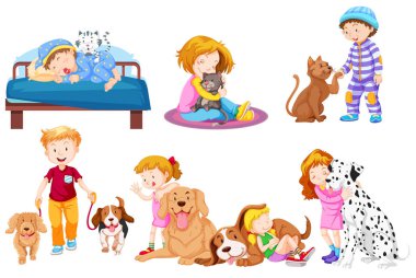 Grup hayvansever şekil