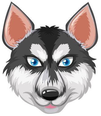 Husky illüstrasyon Başkanı