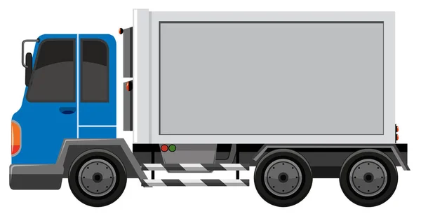 被隔绝的卡车在白色背景例证 — 图库矢量图片