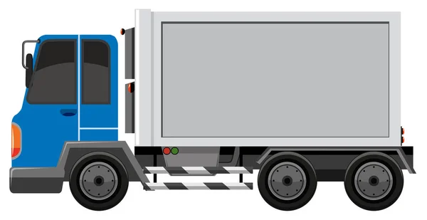 Isolierte Lkw Auf Weißem Hintergrund Illustration — Stockvektor