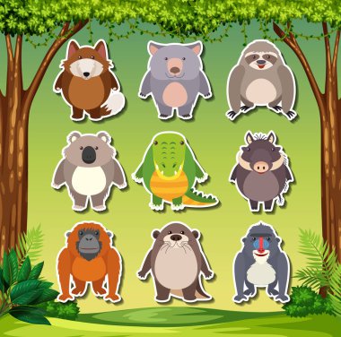 Hayvan etiket kümesi