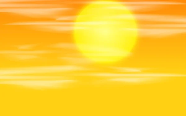 Un coucher de soleil ciel fond — Image vectorielle