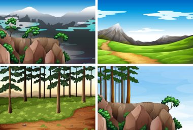 Doğa arka plan kümesi