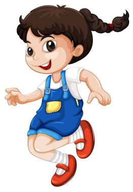 Mutlu tombul kız karakter