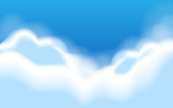 Una escena del cielo azul — Vector de stock