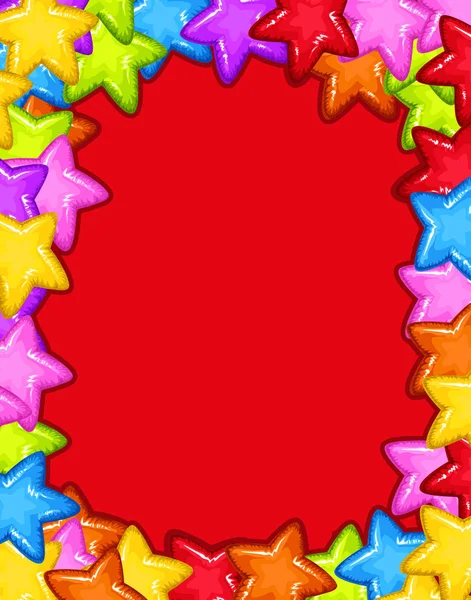 Carte Star Red Party — Image vectorielle