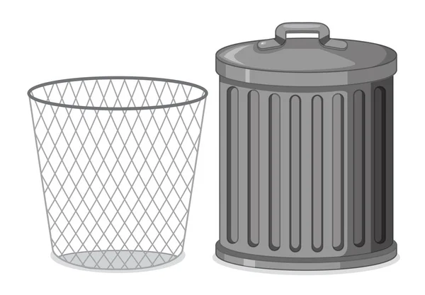 Ensemble de poubelle — Image vectorielle