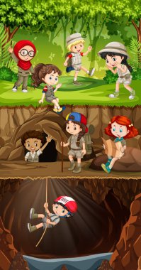 Scout keşfetmek orman grubu