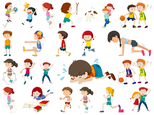 Set of people character — Stock Vector