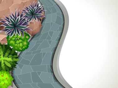 Bahçe bir çerçeve