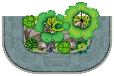 Doğa ya da yol aeral görünümü