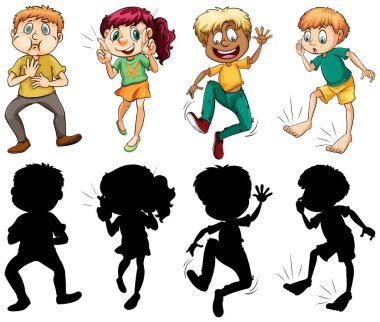 Farklı ifadeye sahip kişiler kümesi