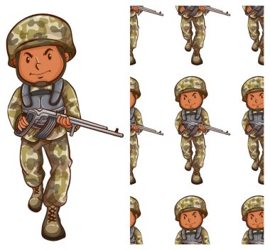 Beyaz üzerinde yalıtılmış Dikişsiz tasarım deseni