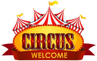 Sirk, eğlence fuarı, lunapark tema şablonu