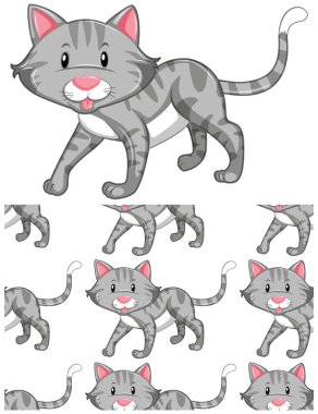 Beyaz üzerinde yalıtılmış Dikişsiz tasarım deseni