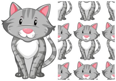 Beyaz üzerinde yalıtılmış Dikişsiz tasarım deseni