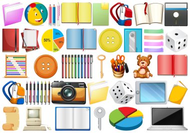 Ofis, ev, oyuncaklar ve spor, ekipman büyük se izole