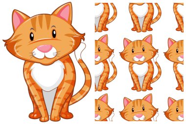 Beyaz üzerinde yalıtılmış Dikişsiz tasarım deseni