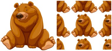 Beyaz üzerinde yalıtılmış Dikişsiz tasarım deseni