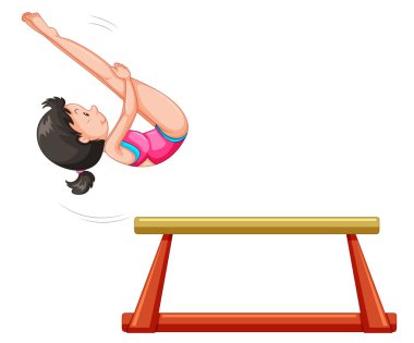 Beyaz arka planda spor aktivite insanlar