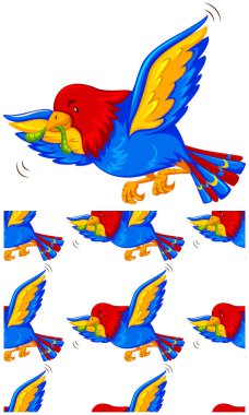 Beyaz üzerinde yalıtılmış Dikişsiz tasarım deseni