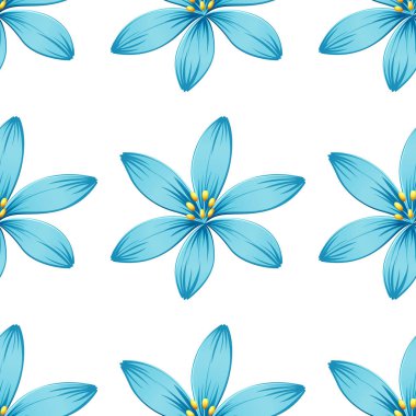 Beyaz üzerinde yalıtılmış Dikişsiz tasarım deseni