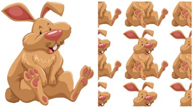 Beyaz üzerinde yalıtılmış Dikişsiz tasarım deseni