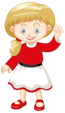 Beyaz arka planda izole sevimli mutlu gülümseyen çocuk