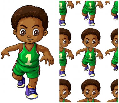 Beyaz üzerinde yalıtılmış Dikişsiz tasarım deseni