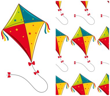 Beyaz üzerinde yalıtılmış Dikişsiz tasarım deseni