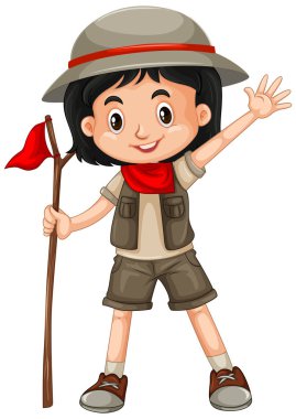 Beyaz arka planda izole sevimli mutlu gülümseyen çocuk