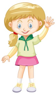 Beyaz arka planda izole sevimli mutlu gülümseyen çocuk