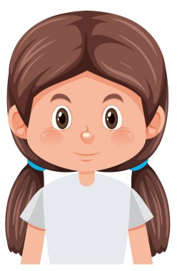 Boş ifade ile Cirl kız