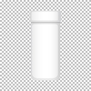 Grafiksiz su şişesi ürün tasarım şablonu 