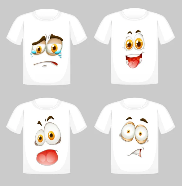 T-shirt design avec graphique devant — Image vectorielle