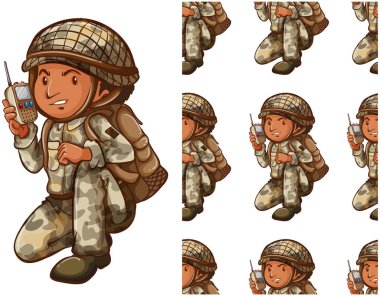 Beyaz üzerinde yalıtılmış Dikişsiz tasarım deseni