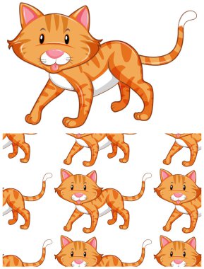 Beyaz üzerinde yalıtılmış Dikişsiz tasarım deseni