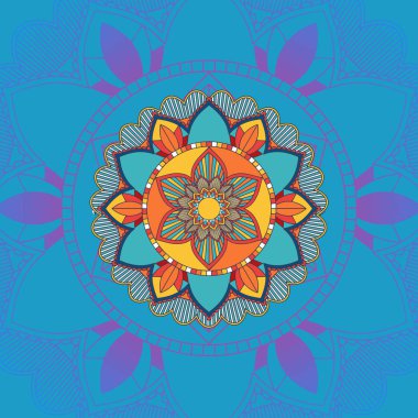 Mandala desenli arka plan tasarımı