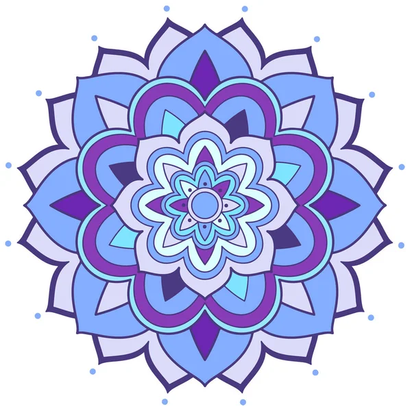 Beyaz arkaplanda mandala desen tasarımı