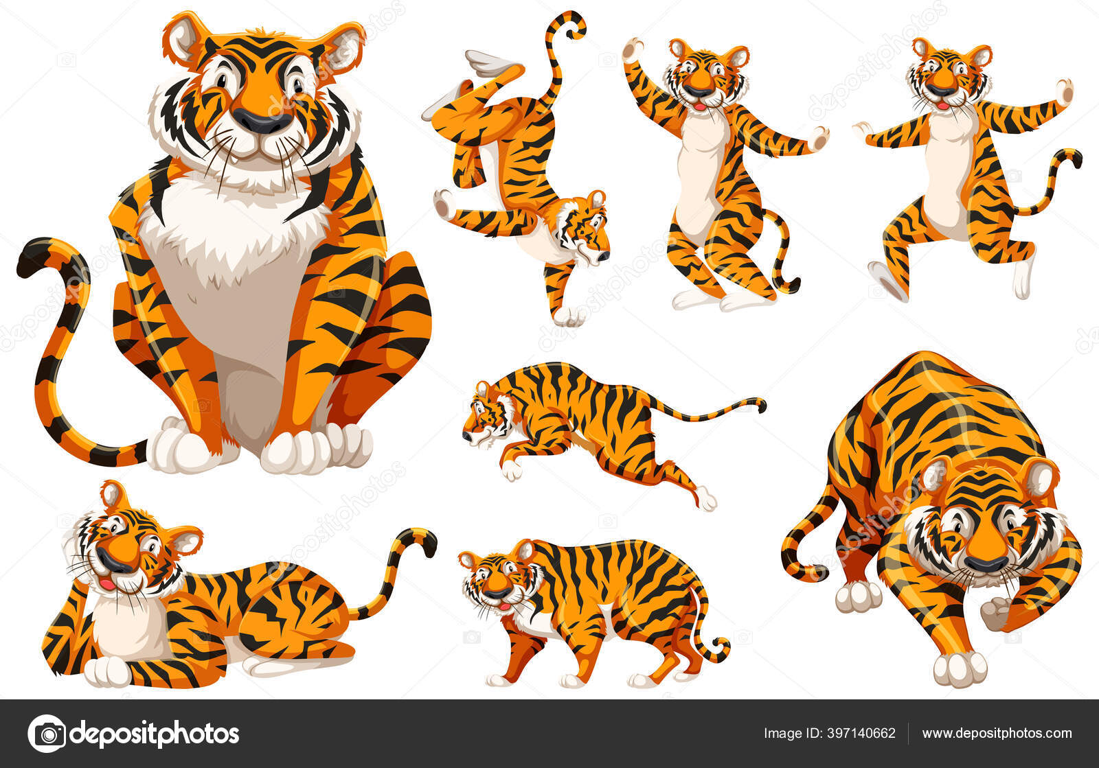 Tiger clipart Vector Art Stock Images | Depositphotos Tiger clipart Vector Art Stock Images | Depositphotos