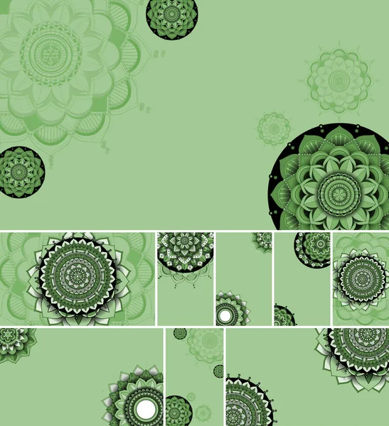 Beautiful Mandala Design Background Illustration — Stock Vector