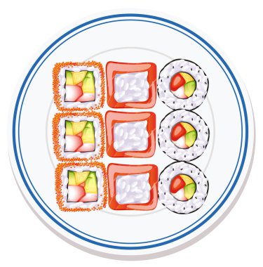 Tabaktaki yiyeceklerin hava görüntüsü