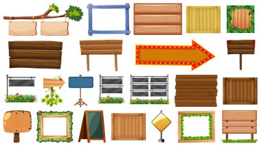 Ahşap pankart çizimi