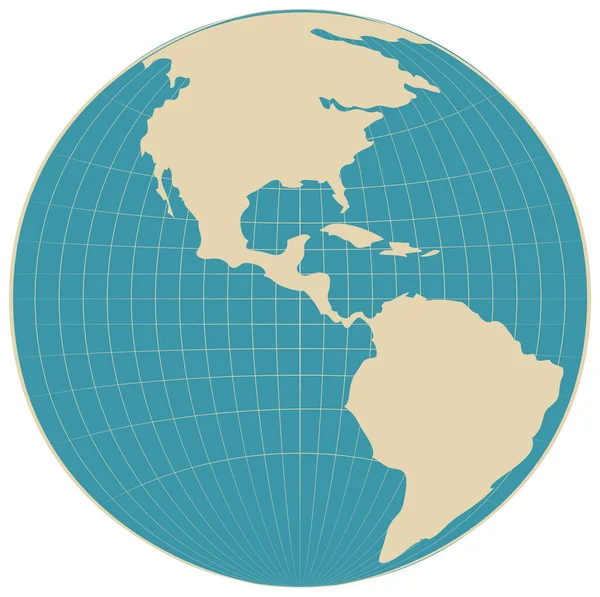 Jorden Globen Ikon Isolerad Illustration — Stock vektor