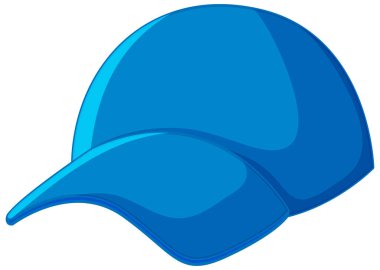 Çizgi film tarzında mavi başlık beyaz arkaplan resimlerinde izole